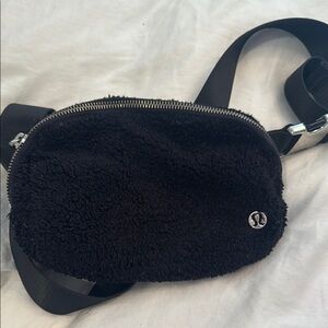 Lululemon Black Boucle Belt Bag